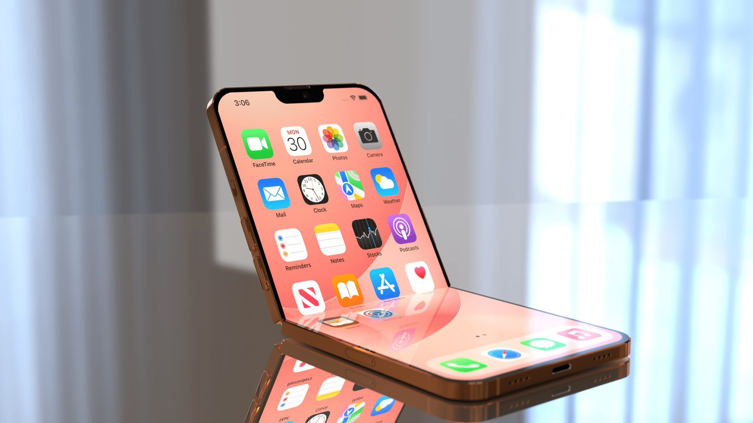 apple iphone skladany smartfon