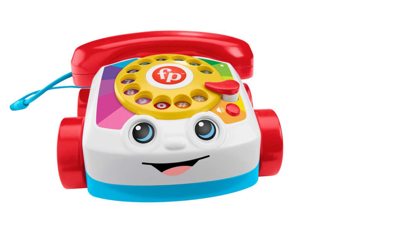 Telefon-zabawka Fisher-Price z funkcją dzwonienia
