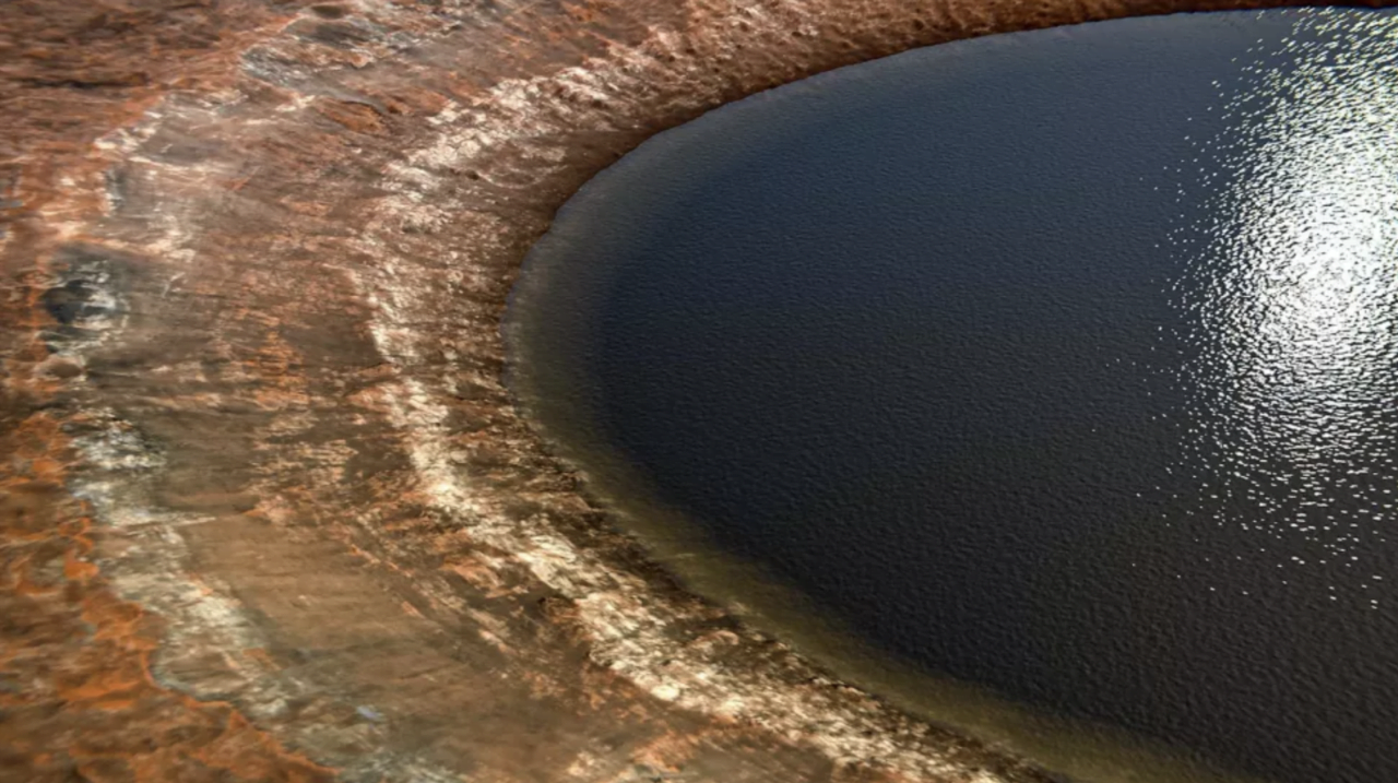 Tajemnica Marsa woda
