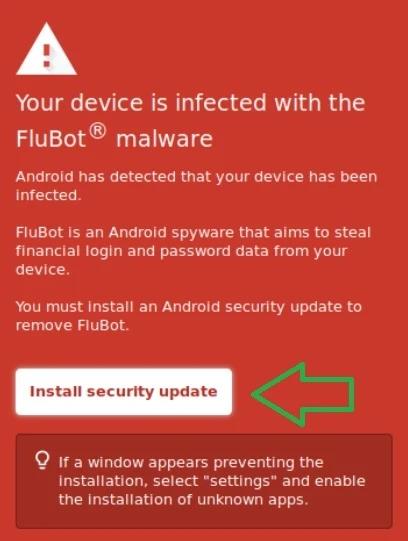 flubot malware aktualizacja zabezpieczen