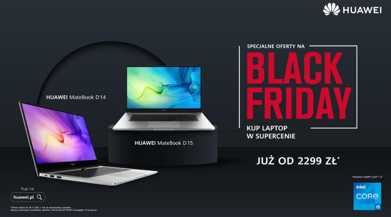 Huawei Black Friday laptopy promocja