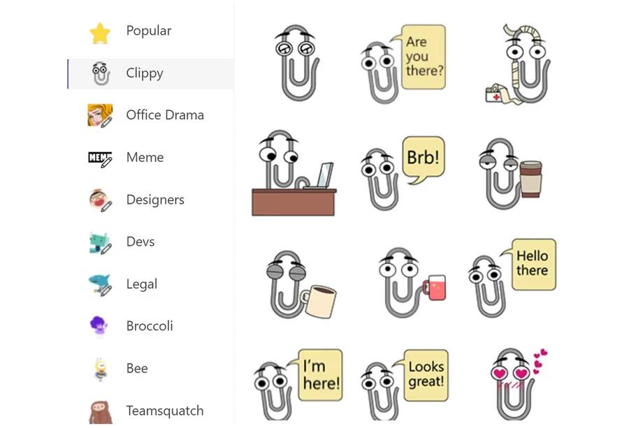 microsoft spinacz teams office clippy