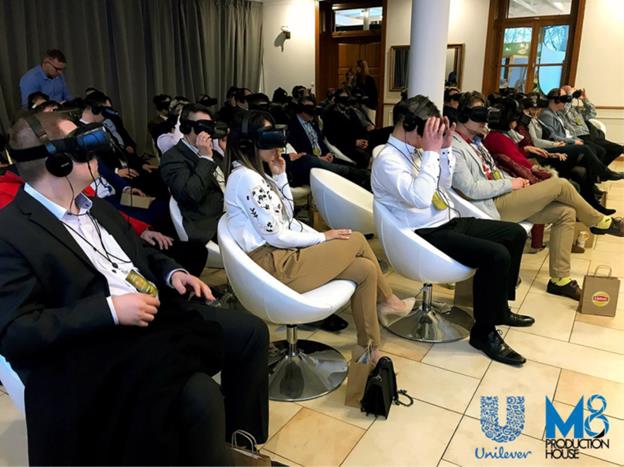 M8 Production House Unilever trening VR metaverse dom produkcyjny