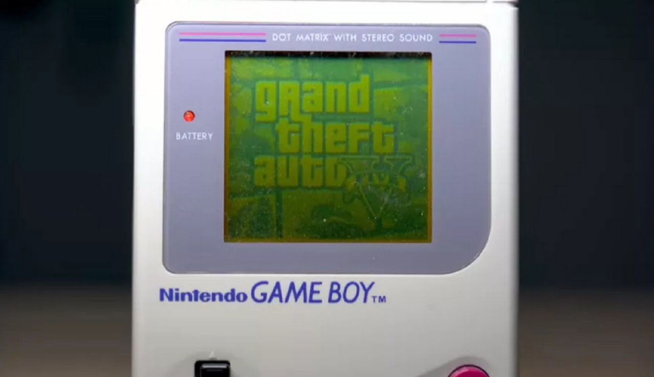 GTA V na Game Boy