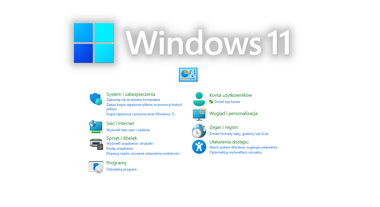 Panel sterowania opcje windows 11