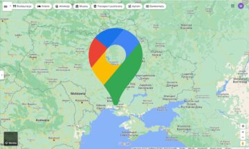 Mapy Google bez pinezek na Ukrainie
