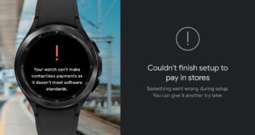 Galaxy Watch 4 problemy z Google Pay