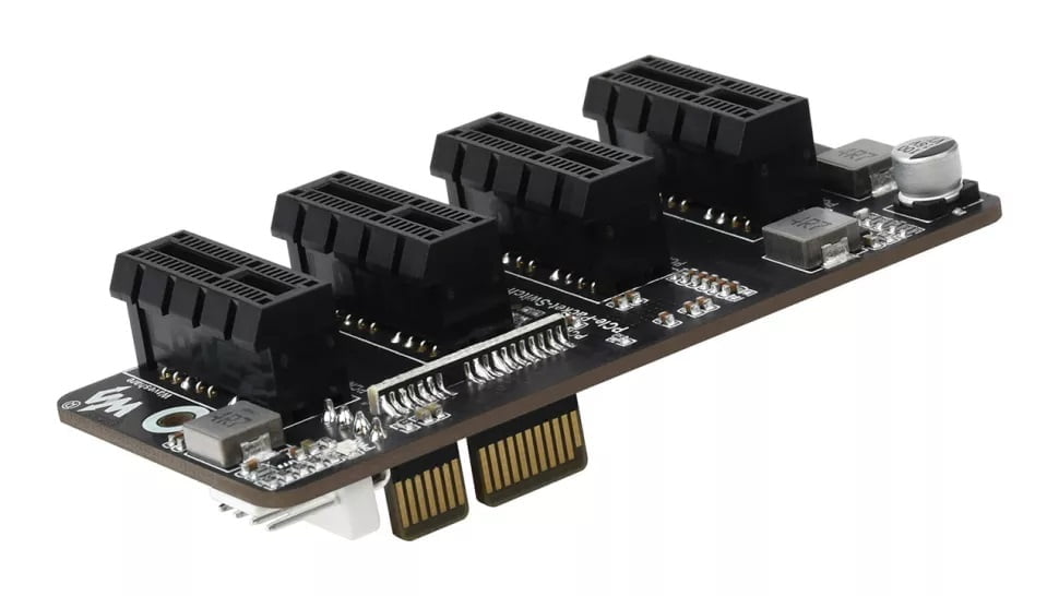 Raspberry Pi PCIe-Packet-Switch-4P
