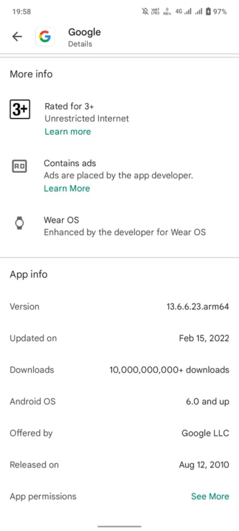 sklep play minimalna wersja aplikacji android