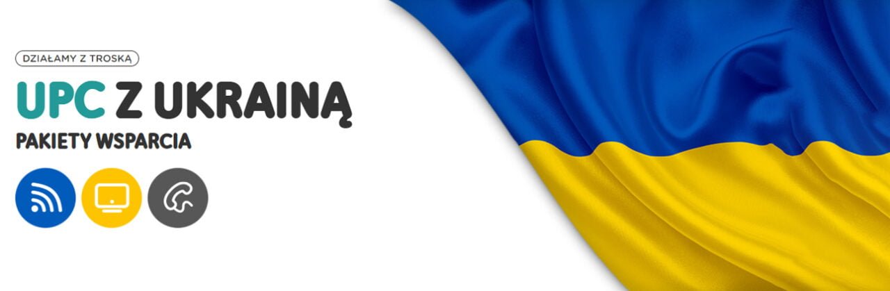 UPC darmowy internet telewizja Ukraina pomoc