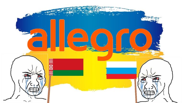 Allegro blokuje rosyjskie i białoruskie produkty