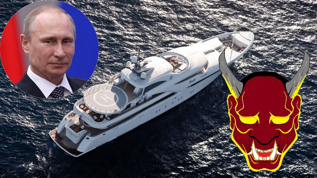 Jacht Putina trafił do piekła
