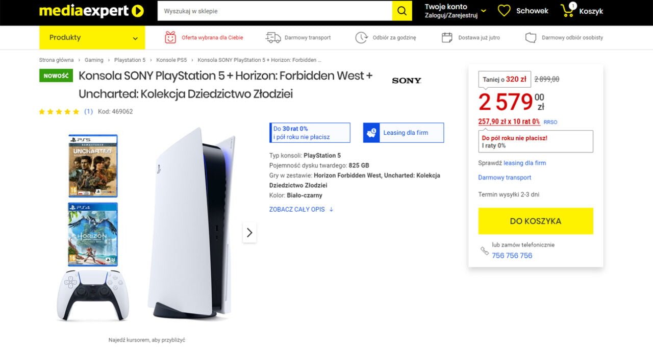 PlayStation 5 cena promocja