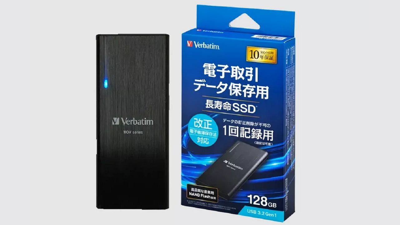 Verbatim WOV - SSD jednokrotnego zapisu