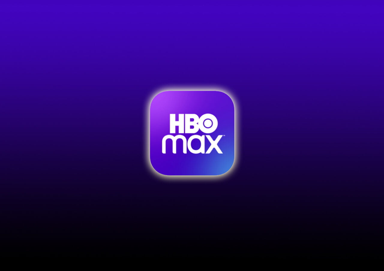 HBO Max nowości logo platformy na fioletowym tle