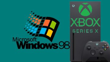 Windows 98 na Xbox Series X