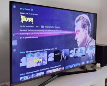 Amazon Prime Video nowa aplikacja wygląd na telewizorze