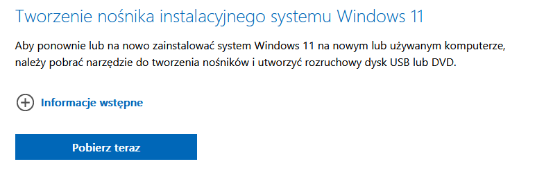 Guide de l'outil de création de support Windows 11