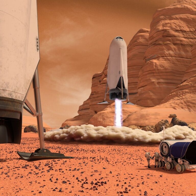 lądowanie na Marsie