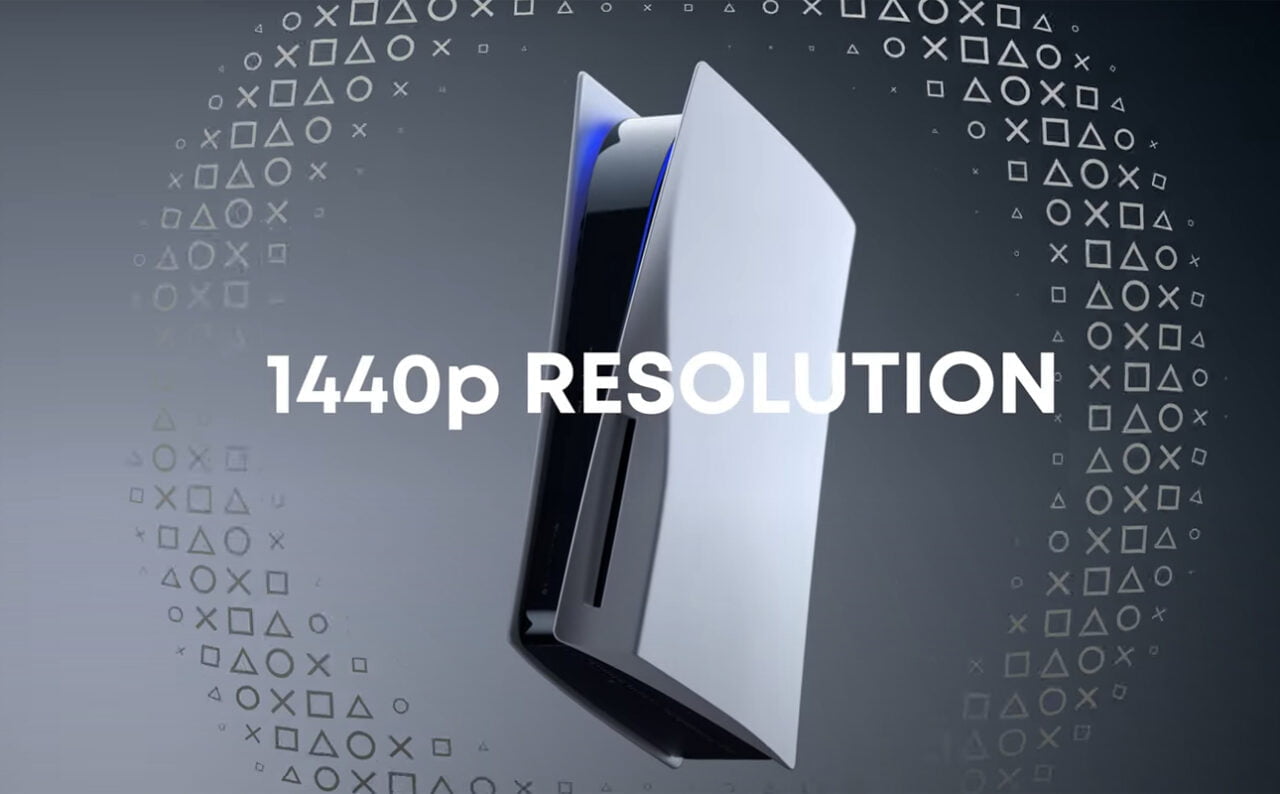 PlayStation 5 rozdzielczość 1440p