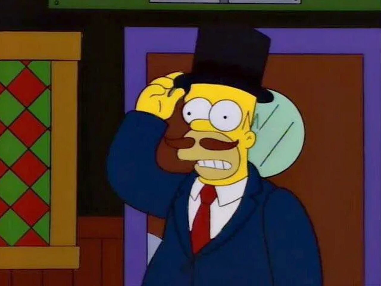 Homer Simpson jako Guy Incognito