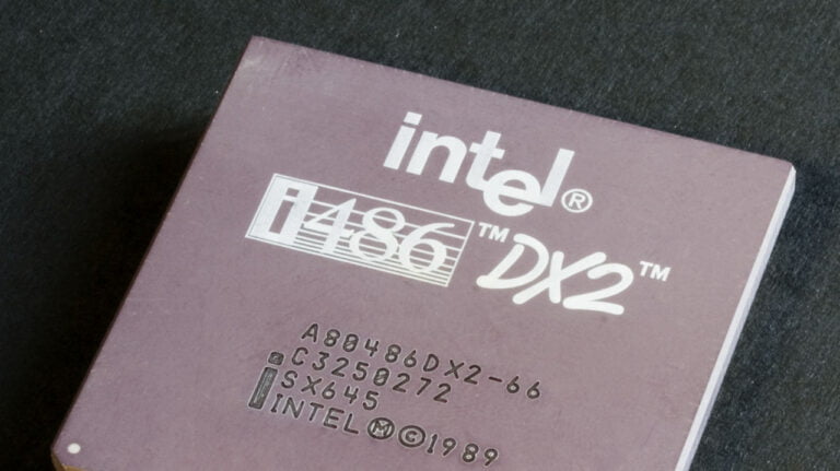 kultowy procesor Intel i486