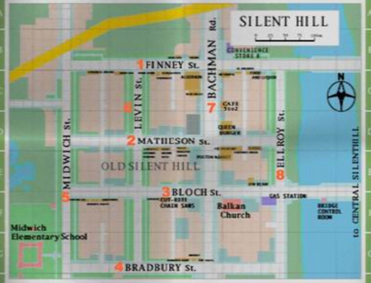 Silent Hill streets name