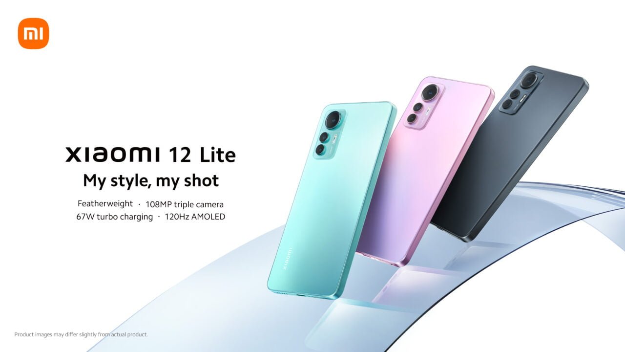 Xiaomi 12 Lite wersje kolorystyczne