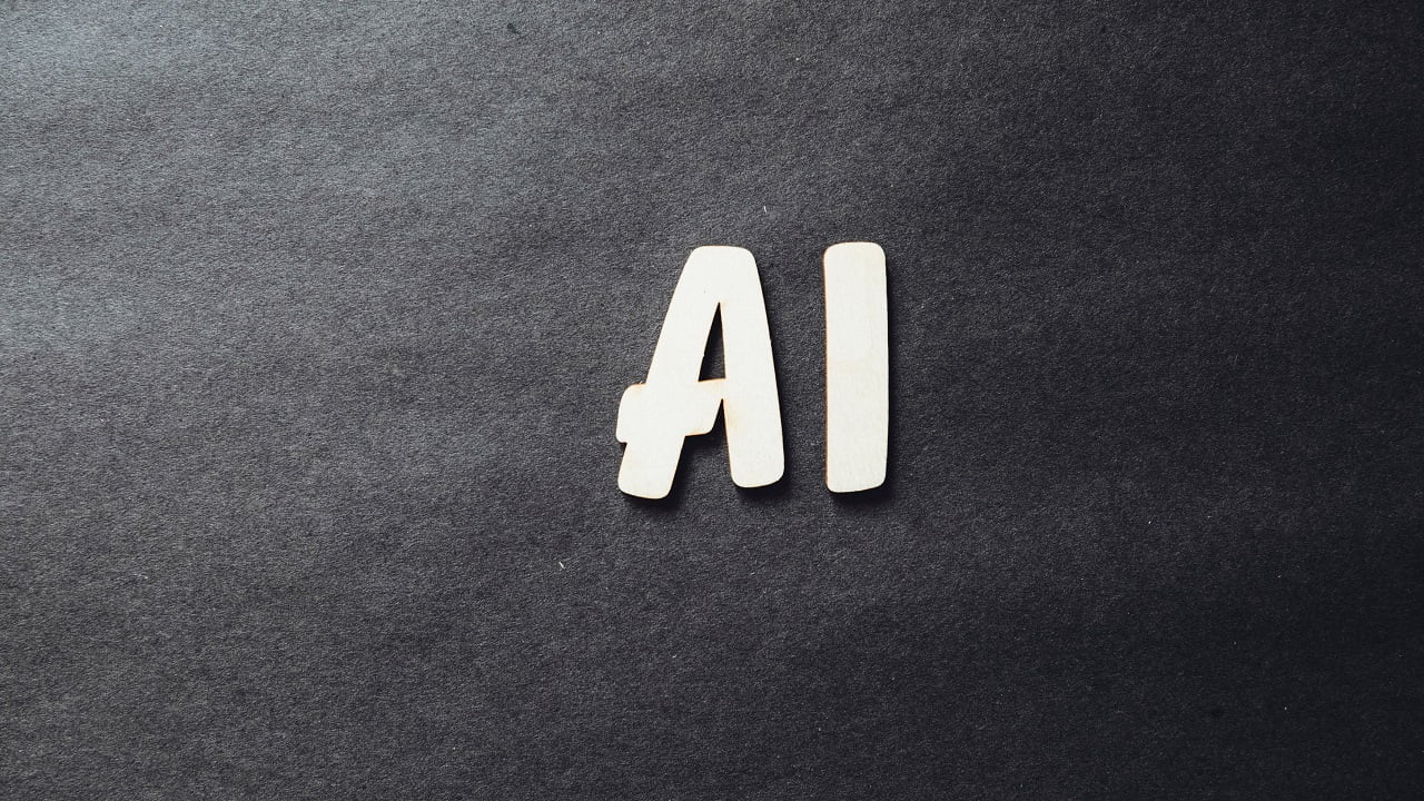 sztuczna inteligencja - napis AI