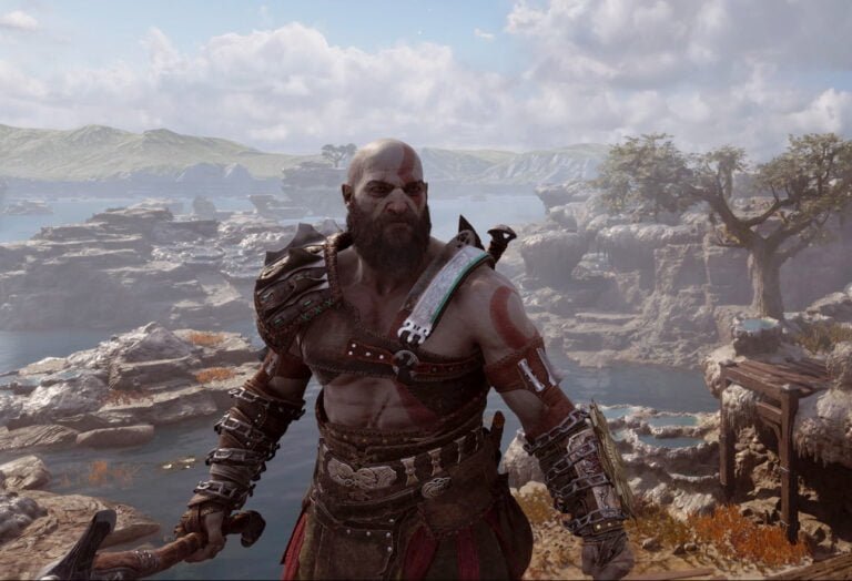 Kratos z God of War Ragnarok