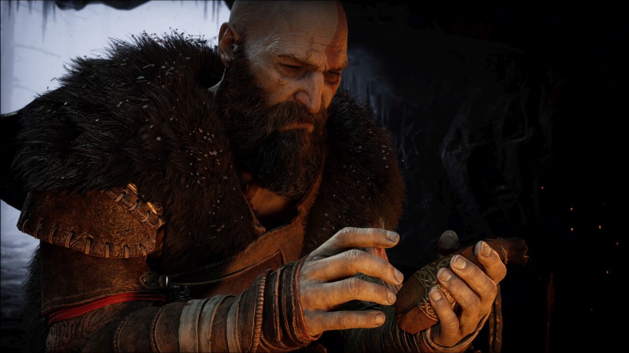 Kratos z gry God of War Ragnarok na PS5