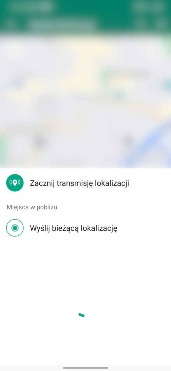 WhatsApp - compartilhamento de localização