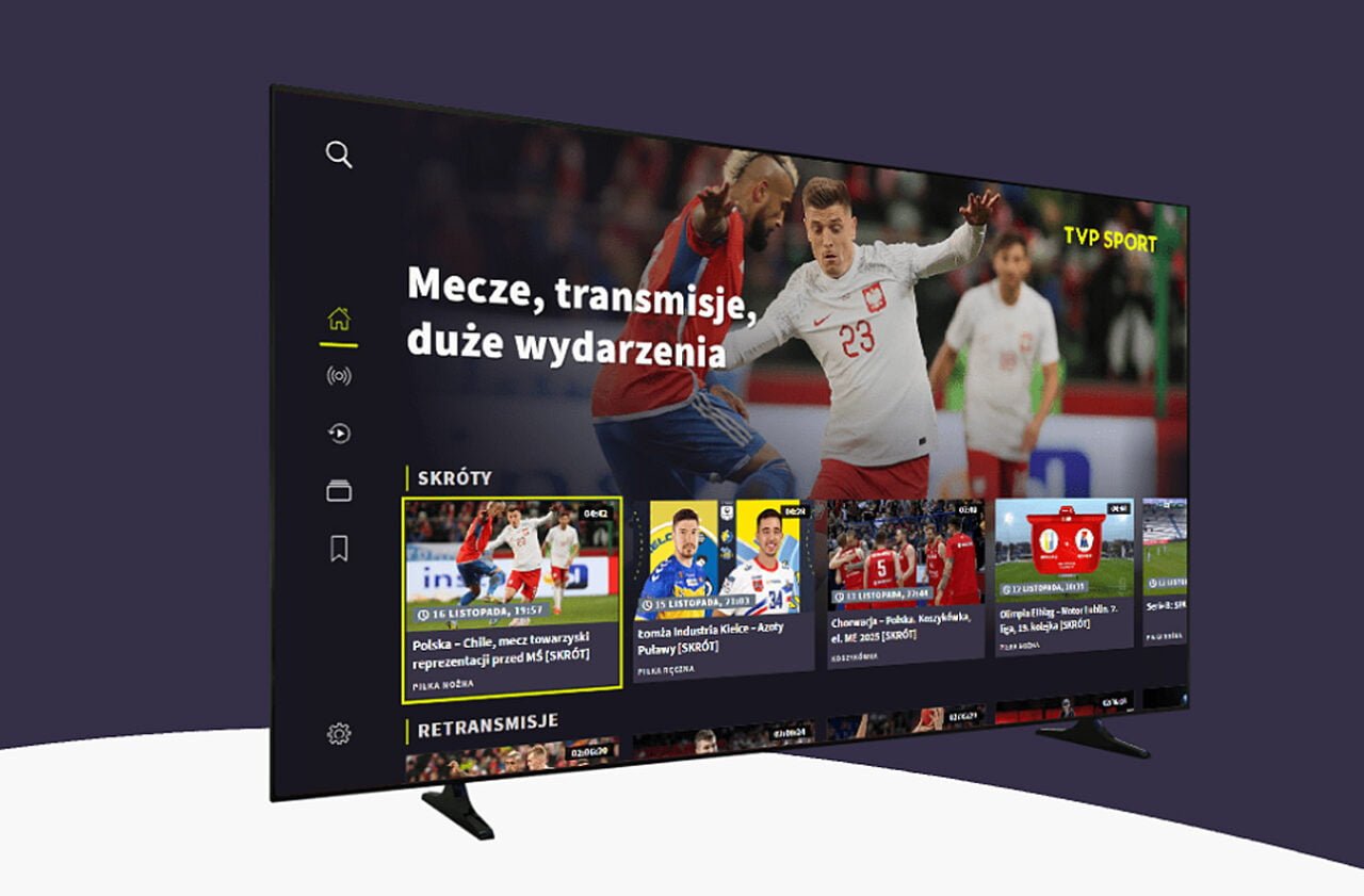 aplikacja TVP Sport na telewizor