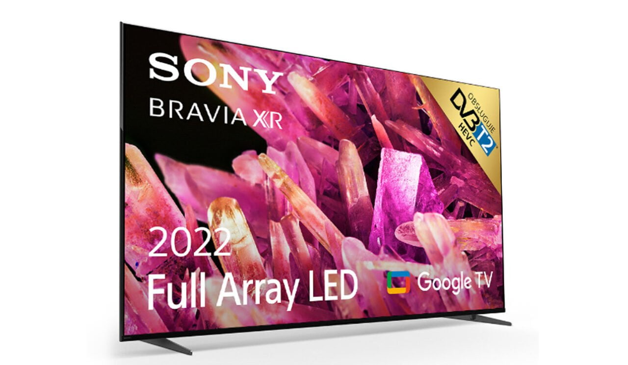 telewizor Sony XR-65X90K umieszczony na białym tle