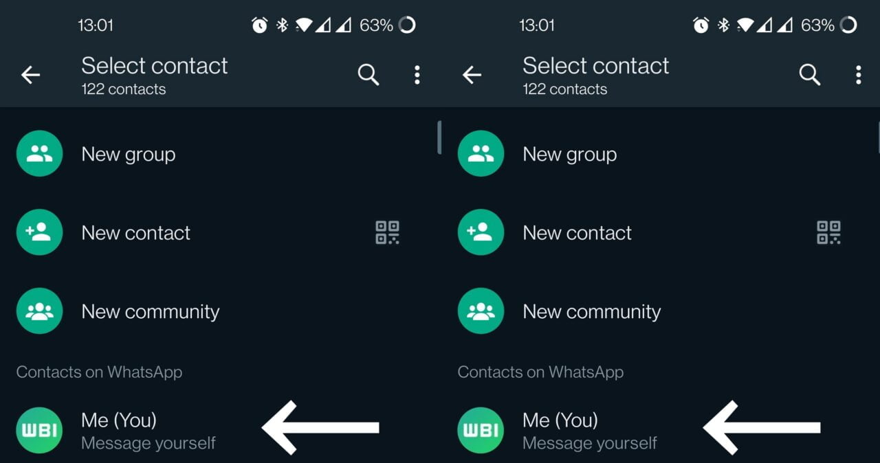 whatsapp lista kontaktów