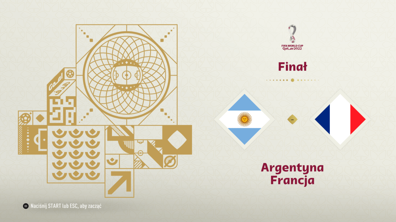 FIFA 23 - symulacja meczu Argentyna – Francja