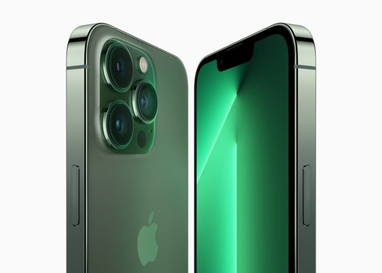 iPhone 13 w wersji zielonej.