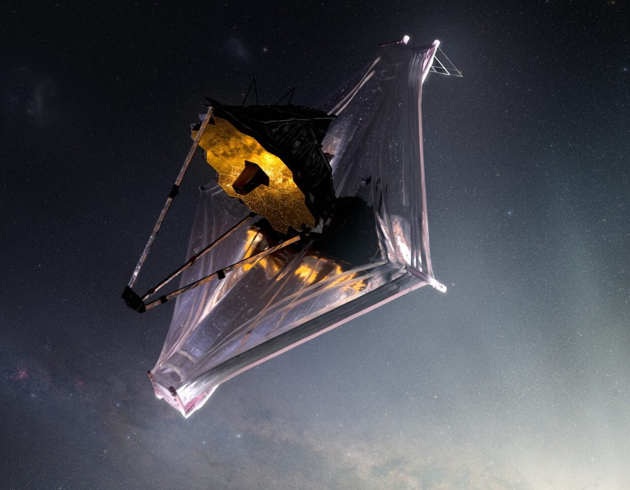 Kosmiczny Teleskop Jamesa Webba wizualizacja Fot NASA GSFC CIL Adriana Manrique Gutierrez