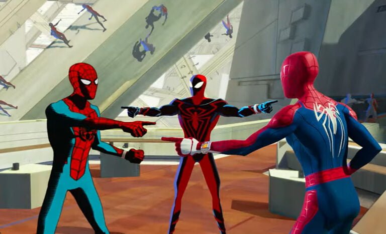 Spider-man poprzez multiwersum zwiastun fot YouTube Sony