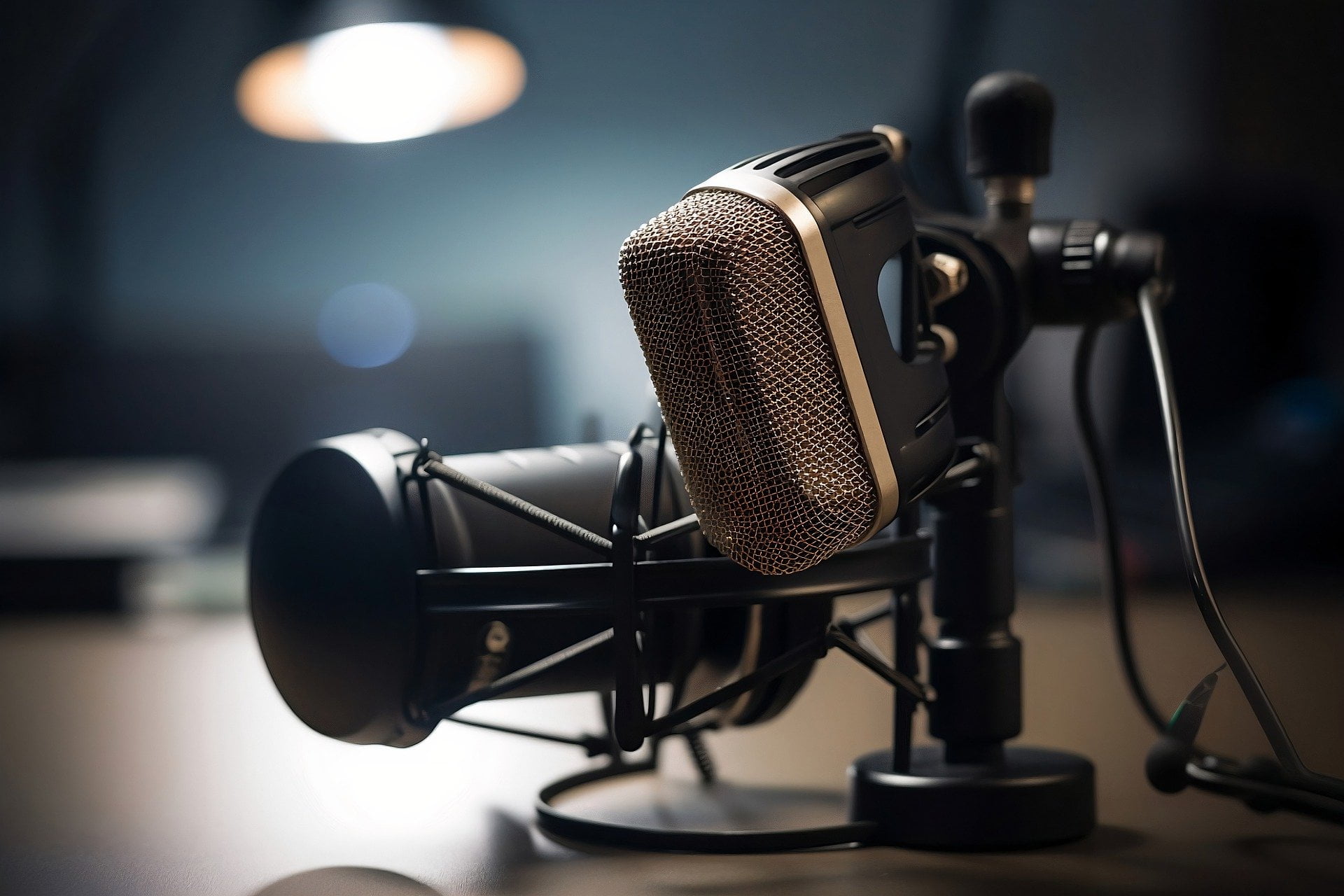 podcast mikrofon w studio