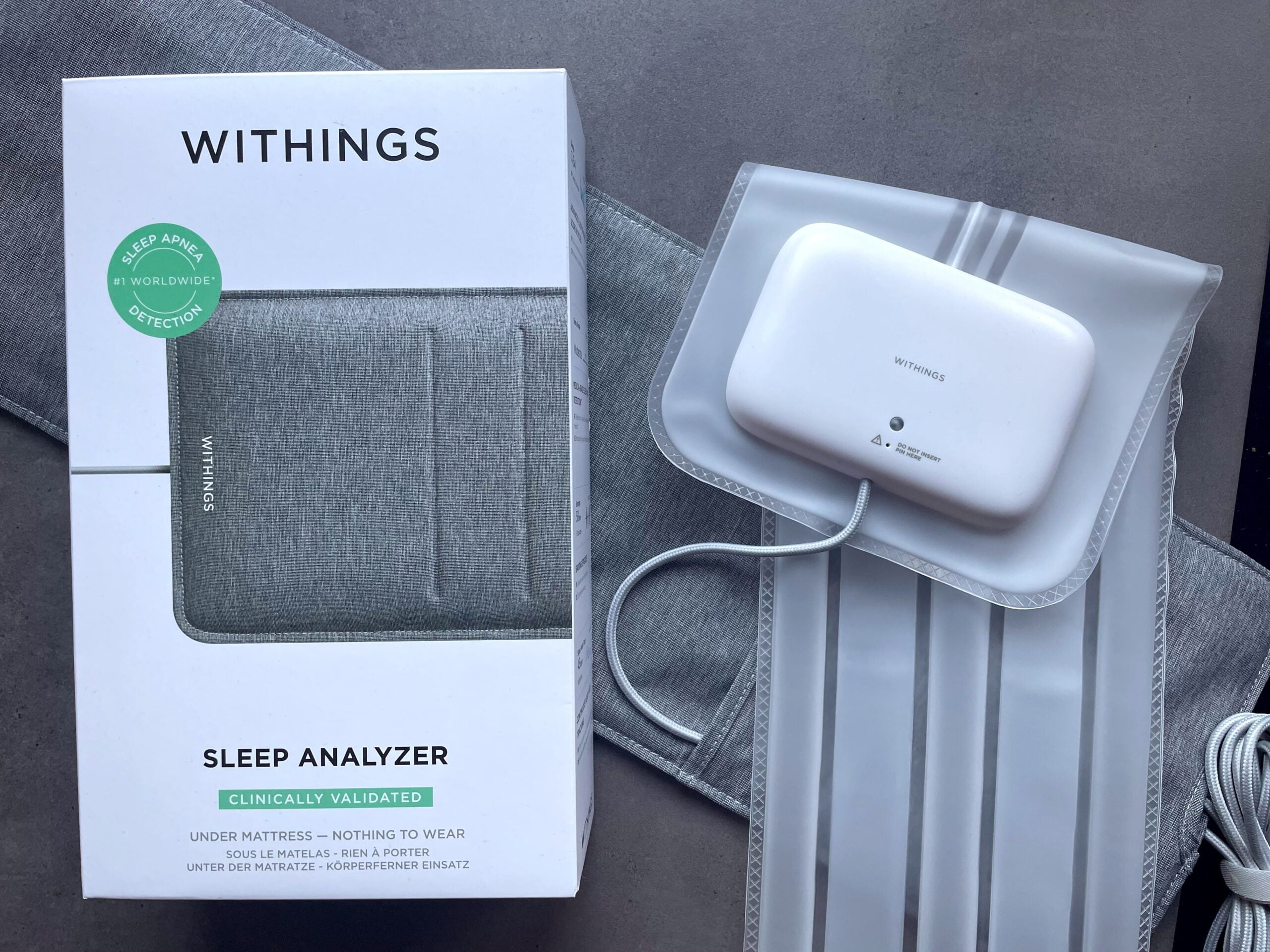 Withings Sleep Analyzer teste recente