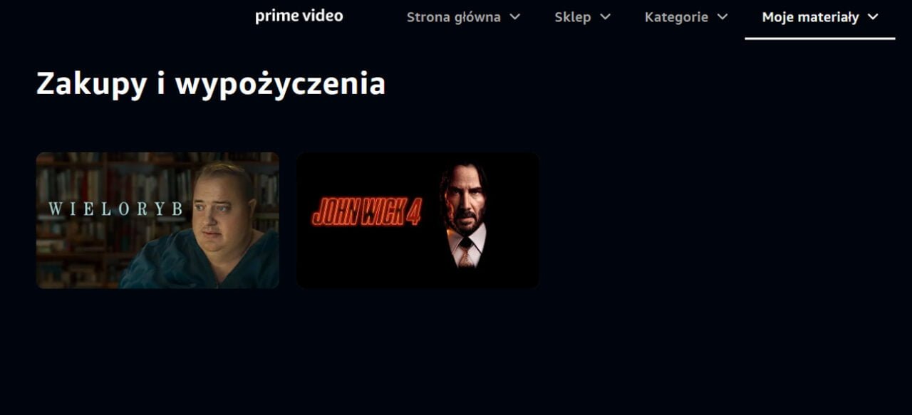 Amazon Prime Video lista wypożyczonych tytułówFot. Android.com.pl (Bartosz Szczygielski)