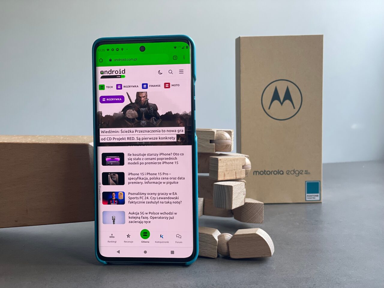 Motorola edge 40 neo wygląd recenzja test opinia