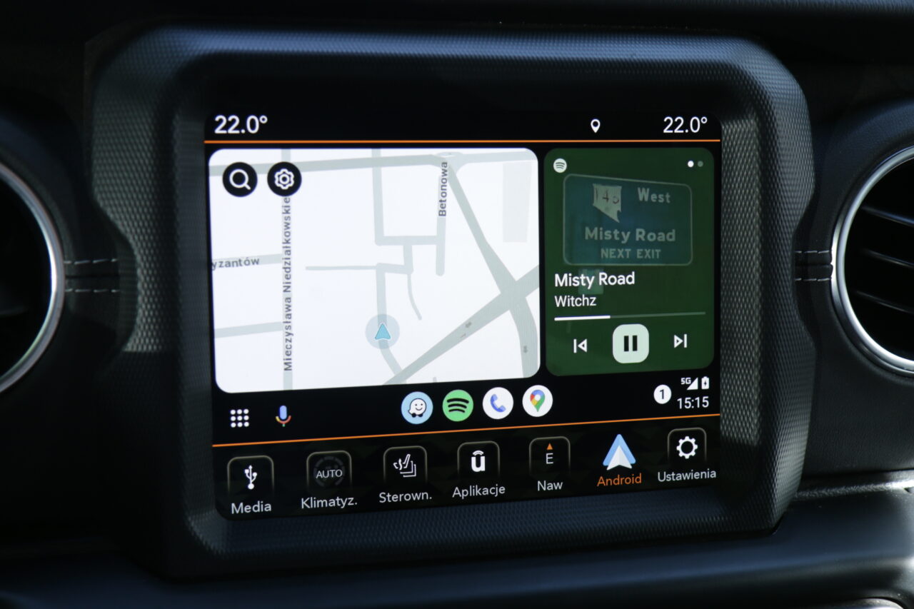 test jeep wrangler 4xe recenzja opinie android auto