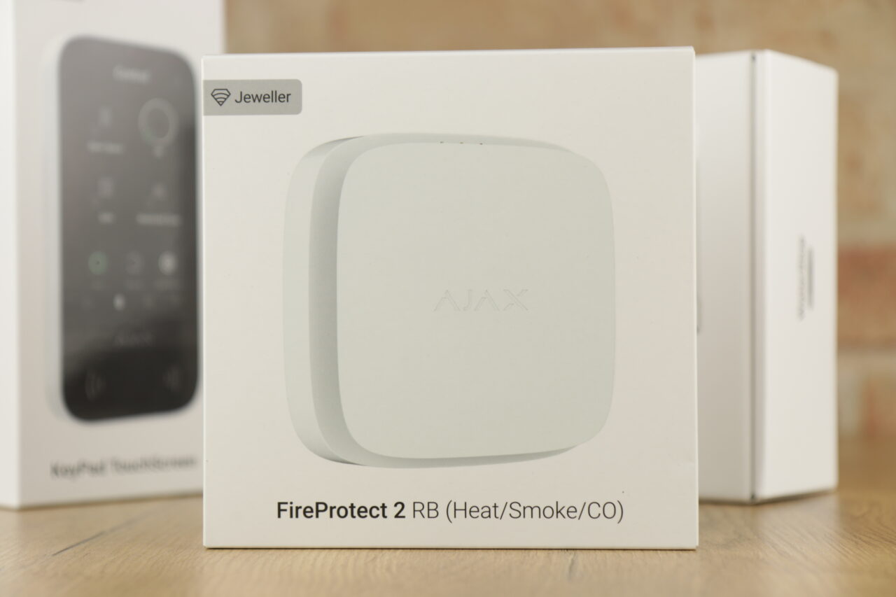 recenzja ajax systems fireprotect-waterstop-keypad-touchscreen