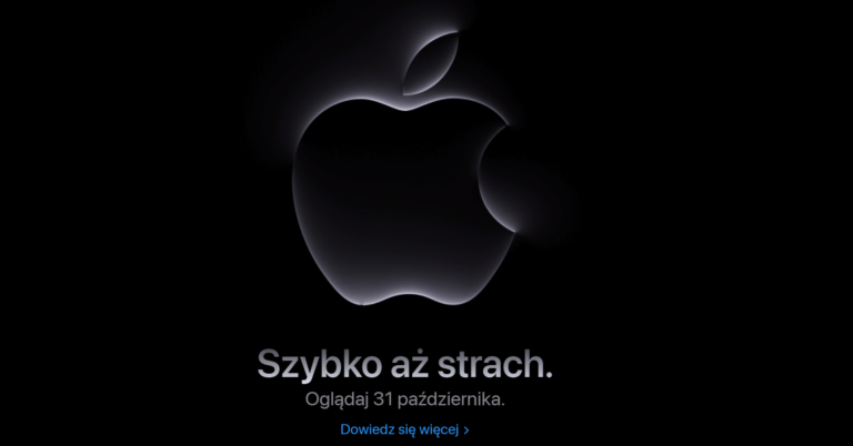 Grafika zapraszająca na event Apple