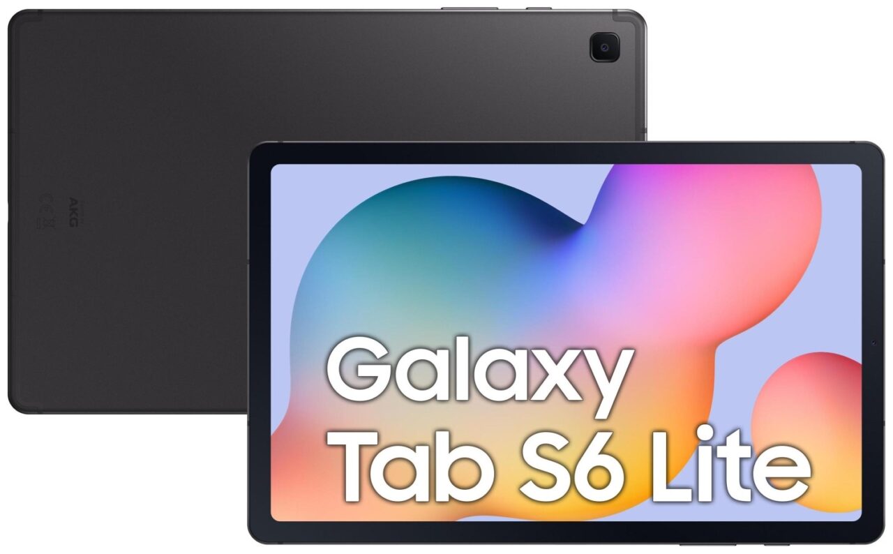 Polecany tablet Samsung Tab S6 na białym tle