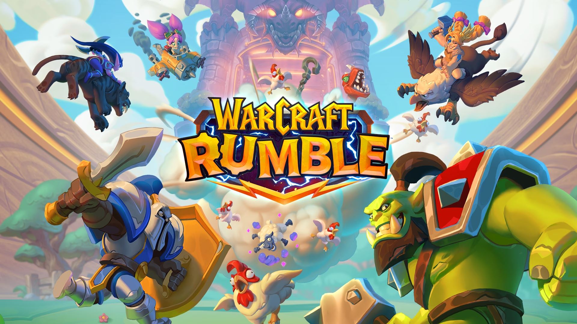 Screenshot promujący grę Warcraft Rumble
