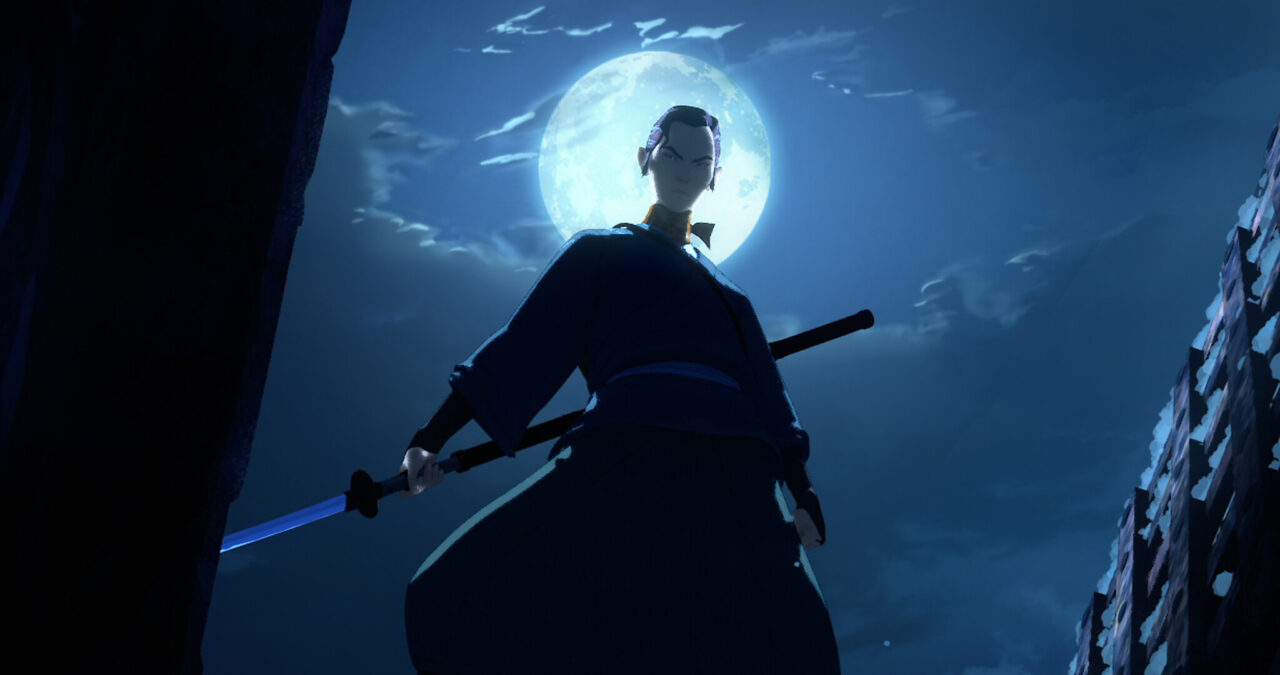 Kadr z seriali Niebieskooki samuraj autorstwa Netflixa