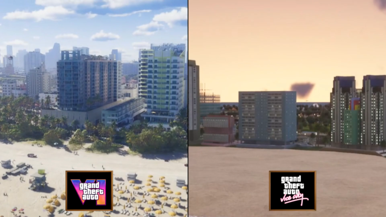 GTA 6 porównanie plaży z GTA Vice City